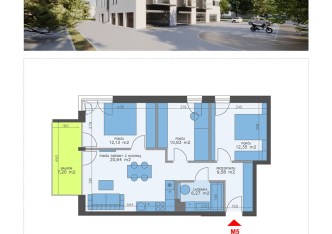 mieszkanie na sprzedaż - Tychy, Żwaków